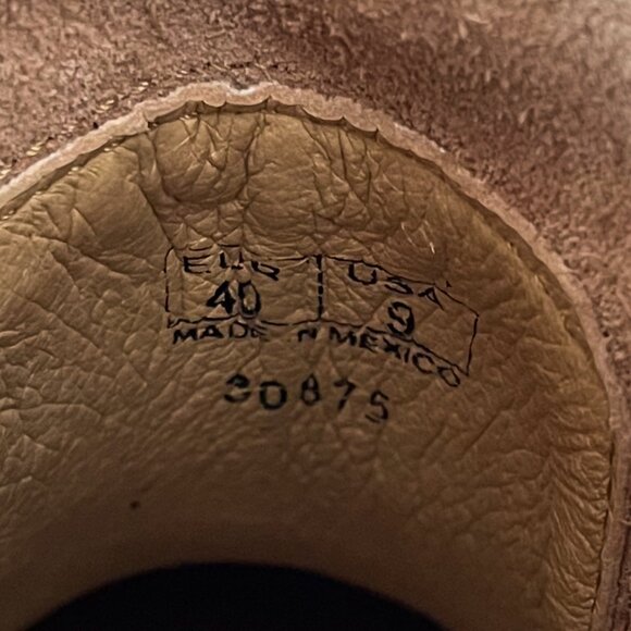 Musse and Cloud Anzel Leather Moto Buckle Boot Distressed Rugged Size 9 Brown - Picture 15 of 16